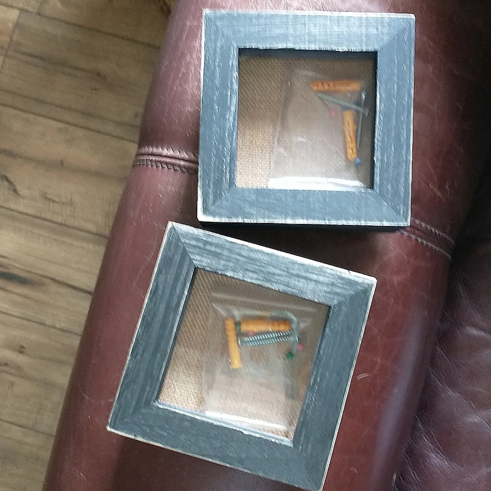 Two NWOT 3" x 3" Shadow Boxes